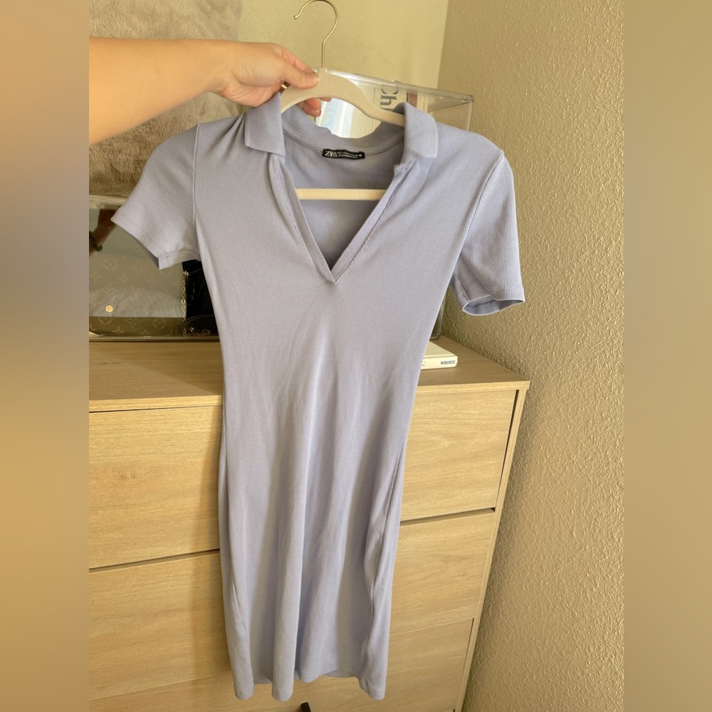Zara mini polo dress